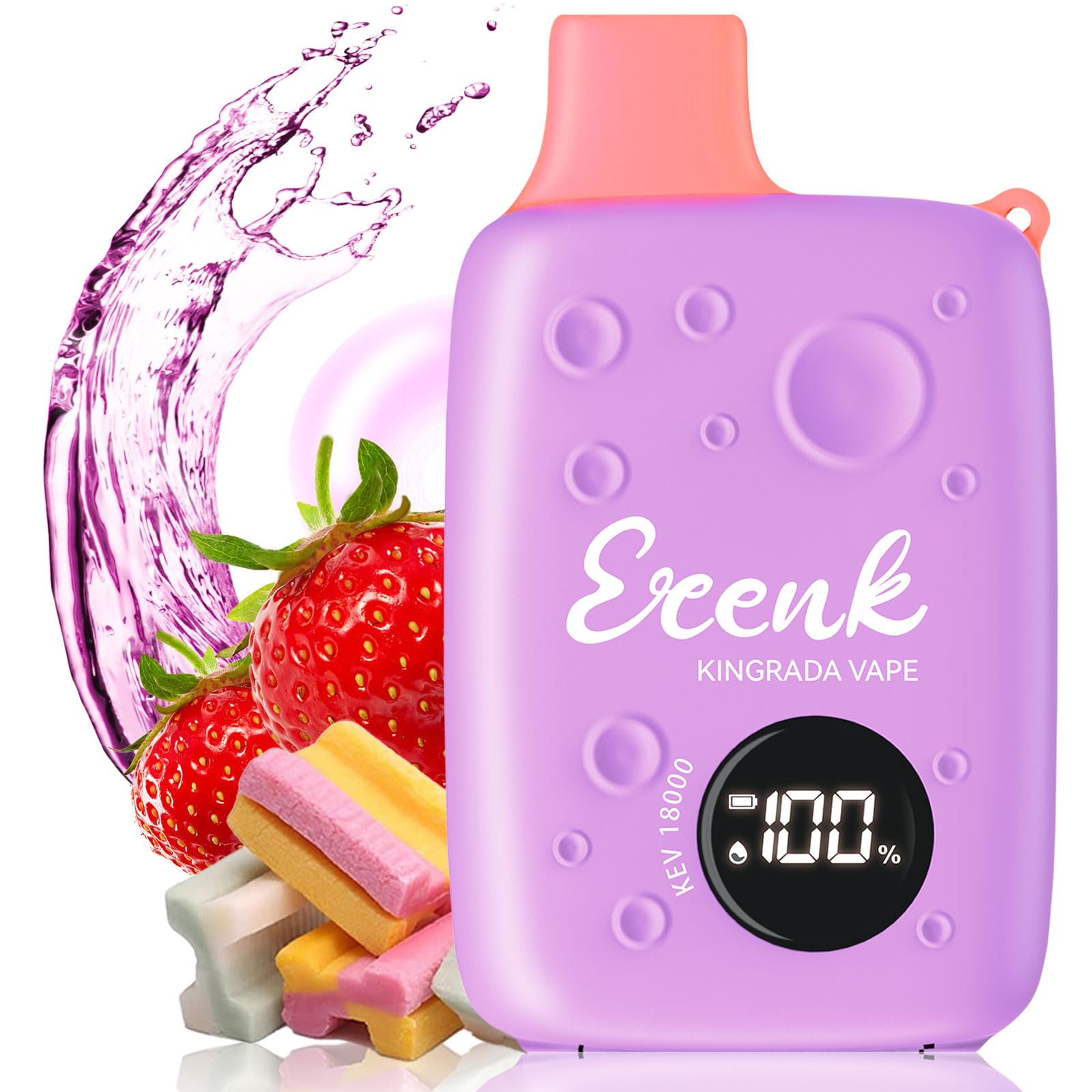 Amazon.co.jp: ECENK VAPE 電子タバコ 使い捨て VAPE 18,000回吸引可能